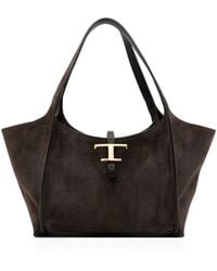 Tod's - T-Timeless Small Leather Tote Bag - Lyst