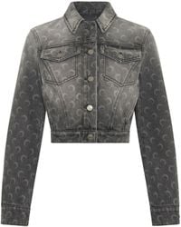 Marine Serre - Moon Denim Jacket - Lyst
