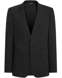 Dolce & Gabbana - New Martini One-Breasted Canvas Jacket - Lyst