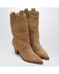 Aquazzura - Boogie Camel-Coloured Texan Boots - Lyst