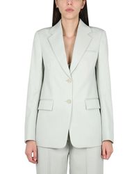 Lanvin - Single-Breasted Blazer With Notched Lapels - Lyst