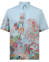 Etro - Cotton Easy S/S Shirt - Lyst