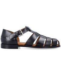 Sebago - Leather Gurkha Tale Sandals - Lyst