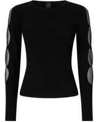 Pinko - Viscose Polyester Sweater - Lyst