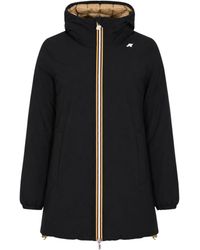 K-Way - Sophie St Thermo Reversible Hooded Coat - Lyst