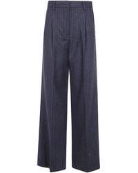 Filippa K - "Darcey" Flannel Pinstripe Trousers - Lyst