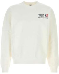 Sporty & Rich - Logo Sweatshirt - Lyst