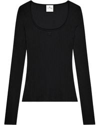 Courreges - Courregès Viscose Polyester Top - Lyst