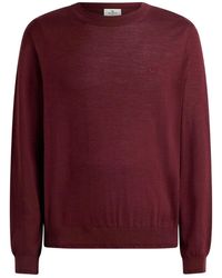 Etro - Wool And Silk Sweater With Pegasus Embroidery - Lyst
