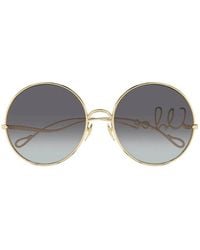 Chloé - Metal Sunglasses - Lyst