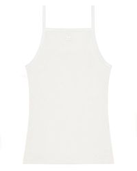 Courreges - Courregès Tank Top A Contrasto - Lyst