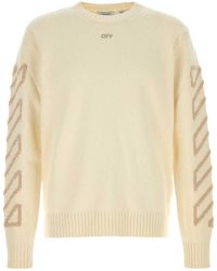 Off-White c/o Virgil Abloh - Crew Neck Sweater - Lyst