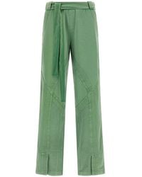 The Attico - Front Split Pants - Lyst