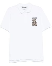 Moschino - Teddy Bear Logo Polo Shirt - Lyst