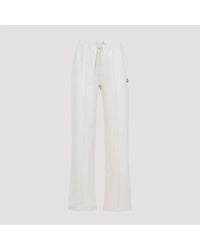 Moncler - Natural Cotton Sweat Bottoms Pants - Lyst