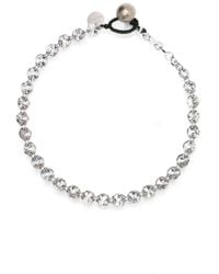 Maria Calderara - Diamond Crystal Choker Necklace - Lyst