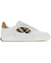 Burberry - Leather Terrace Sneakers - Lyst