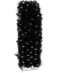 Prada - Embellished Organza Dress - Lyst