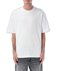 DIESEL - Boggy Cotton T-Shirt With Oval Den Description - Lyst