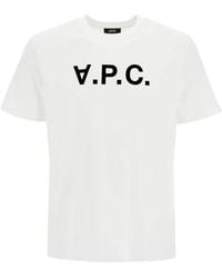 A.P.C. - Standard Grand Vpc Cotton T-Shirt - Lyst