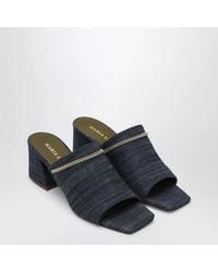 MARIA LUCA - Messalina Denim Sandals - Lyst