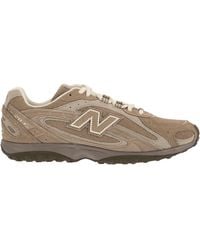 New Balance - Mesh And Suede Lifestyle Sneakers With Leather Details - Lyst