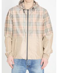 Burberry - Check Fade Jacket - Lyst