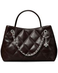 Tory Burch - Fleming Small Leather Tote - Lyst