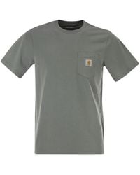 Carhartt - Cotton T-Shirt With Pocket - Lyst