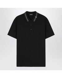 Versace - Polo Shirt With Medusa Embroidery - Lyst