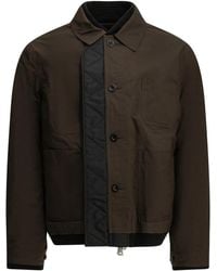 Sacai - "Nylon Twill X Ripstop Reversible" Quilted Jacket - Lyst