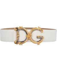 Dolce & Gabbana - Calfskin High-Waist Belt - Lyst