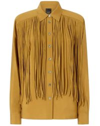 Pinko - Viscose Polyamide Shirt - Lyst