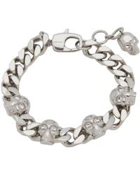 McQueen - Skull Bracelet - Lyst