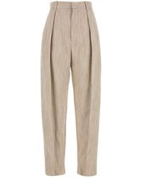 Bottega Veneta - Melange Viscosa Blend Pant - Lyst