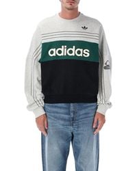 adidas Originals - Oversized Crewneck Sweatshirt - Lyst
