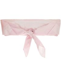 Prada - Pastel Pink Cotton Crop-top - Lyst