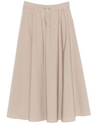 Herno - Modal Polyester Elastan Skirt - Lyst