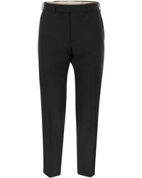 PT01 - Wool Tailored Slimfit Trousers - Lyst