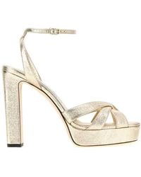 Jimmy Choo - Round Toe Type Heel - Lyst