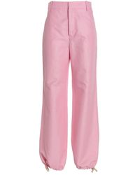 Marni - Logo Embroidery Pants - Lyst