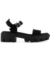 Prada - Open Round Toe Sandals - Lyst