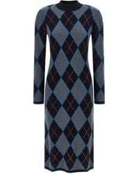 Twinset - Twin Set Diamond-Shaped Knit Dress - Lyst
