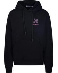 Off-White c/o Virgil Abloh - Minimalist Hoodie With Adjustable Drawstring And Subtle Logo - Lyst