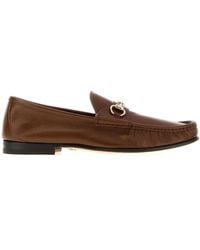 Gucci - Leather Loafers - Lyst