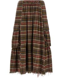 R13 - Cargo Skirt - Lyst