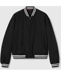 Gucci - Reversible Nylon Twill Zip Jacket - Lyst