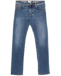 Jacob Cohen - Pant 5 Pkt Slim Fit With Zip Bard - Lyst