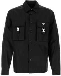 Prada - Logo Shirt - Lyst