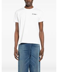 Off-White c/o Virgil Abloh - Shadow Logo S/S Slim Tee - Lyst